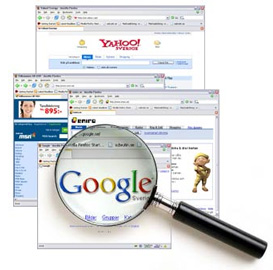 Register in search engines
